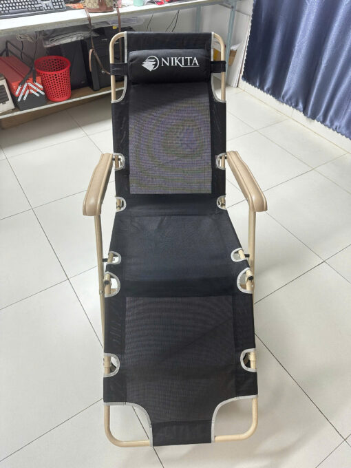 Giường gấp văn phòng bạt lưới Nikita NKT-1338 - Ảnh 11