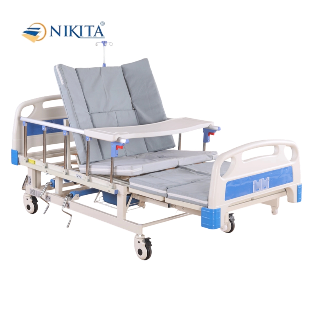 Giường Y Tế 4 Tay Quay Nghiêng Trái Phải NKT - DCN04 - Ảnh 3