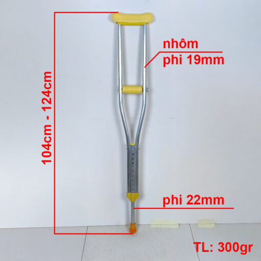 Nạng Nhôm Chống Nách Y Tế NIKITA NKT-KX60-V104 - Hình ảnh 2