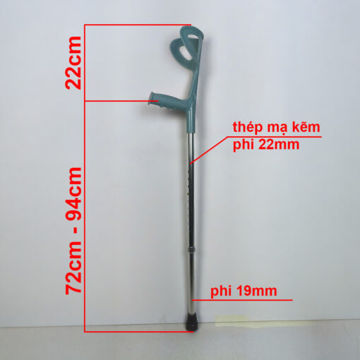 Nạng Chống Chân Đơn Cao Cấp NIKITA NKT-KX10-18 - Hình ảnh 2
