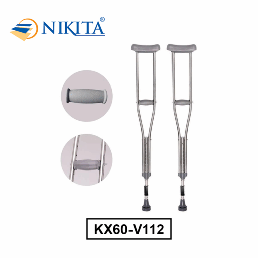 Nạng Tập Đi Inox Chất Lượng Cao NIKITA NKT-KX60-112