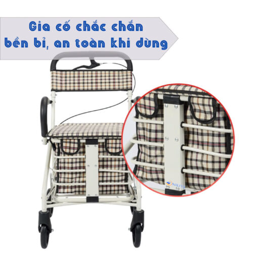 Khung Xe Tập Đi Đa Năng Có Ghế Ngồi NIKITA NKT-KX120 - Hình ảnh 6