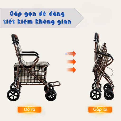 Khung Xe Tập Đi Đa Năng Có Ghế Ngồi NIKITA NKT-KX120 - Hình ảnh 7