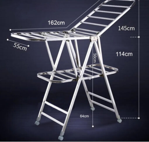 Giàn Phơi Inox Để Sàn Thông Minh, Xếp Gọn Được - Hình ảnh 4