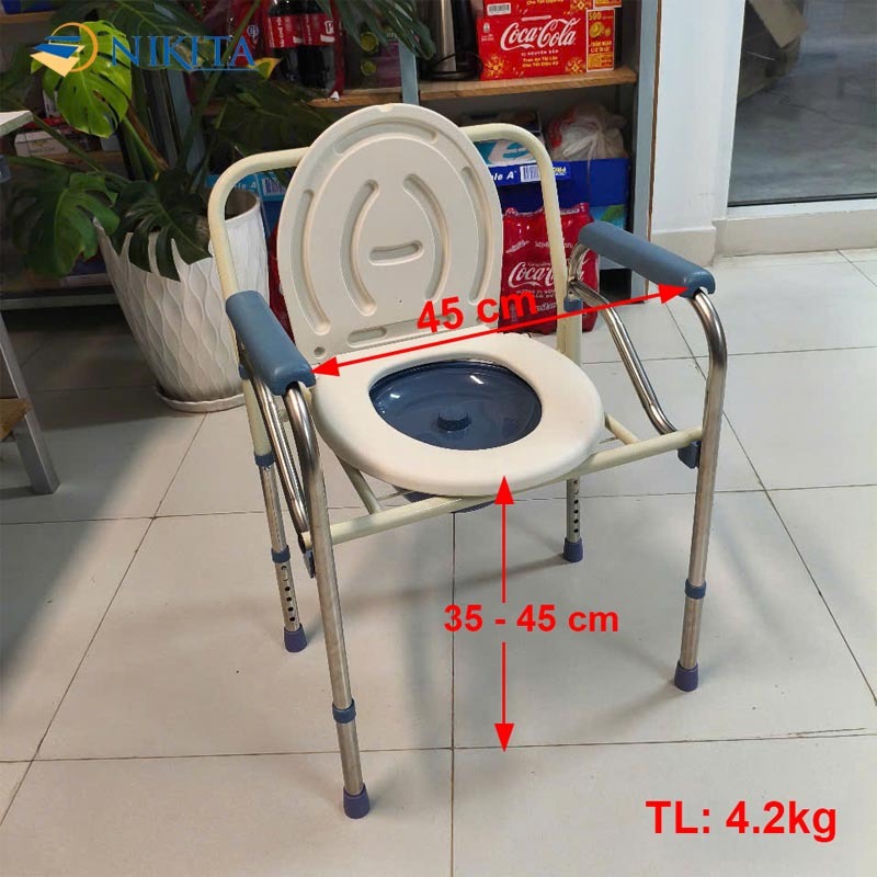 Ghế Bô Y Tế Tiện Lợi Không Có Bánh Xe NIKITA GK - 090