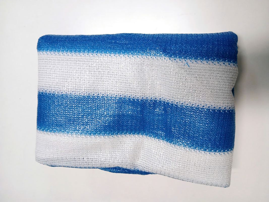 Lưới Bạt Che Nắng Ban Công Ngoài Trời Màu Xanh Trắng - Ảnh 3