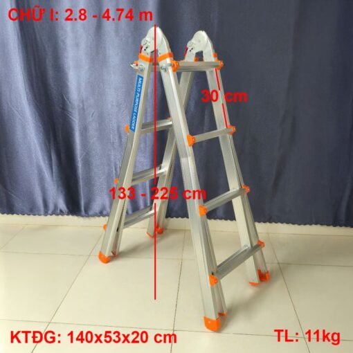Thang Nhôm Gấp Trượt Đa Năng AM04 - Ảnh 2