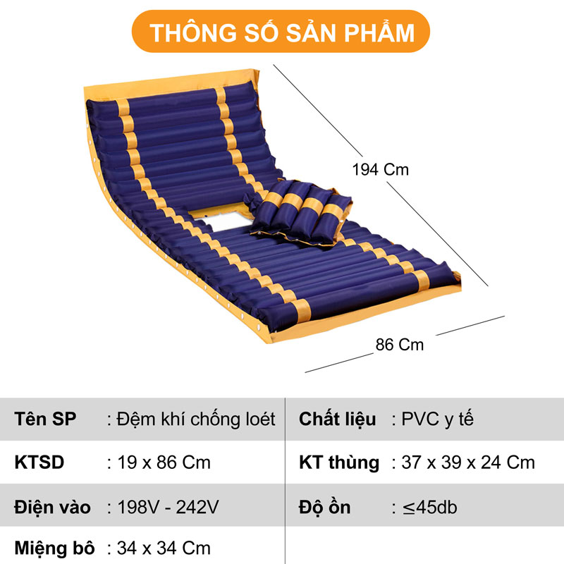 Đệm khí chống loét DK09 - Ảnh 3