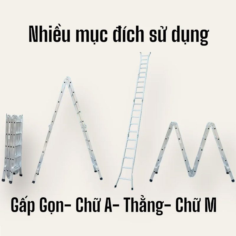 Thang nhôm gấp đa năng NKT-A405 & T405