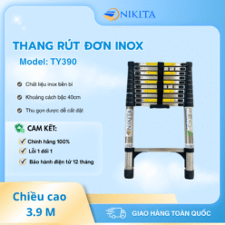 Thang Nhôm Đơn Rút Gọn Tiện Lợi NIKITA ALU 390