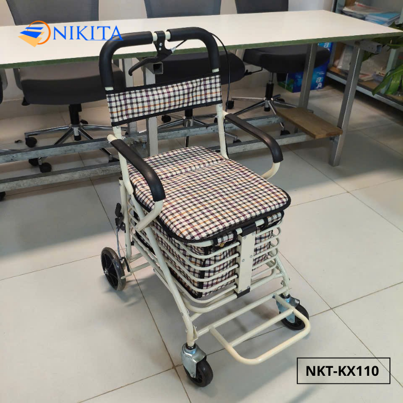 Khung Tập Đi Cho Người Bệnh Có Chỗ Ngồi Đa Năng NKT-KX110