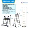 Thang Rút Chống Trượt Inox Chữ A, Chữ I Chính Hãng NIKITA IDA50