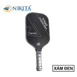 Vợt Pickleball Carbon T700 Pro Màu Xám Đen
