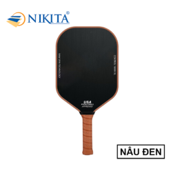 Vợt Pickleball Carbon T700 Pro Màu Nâu Đen