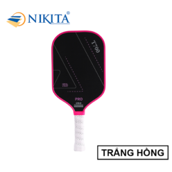 Vợt Pickleball Carbon T700 Pro Màu Trắng Hồng