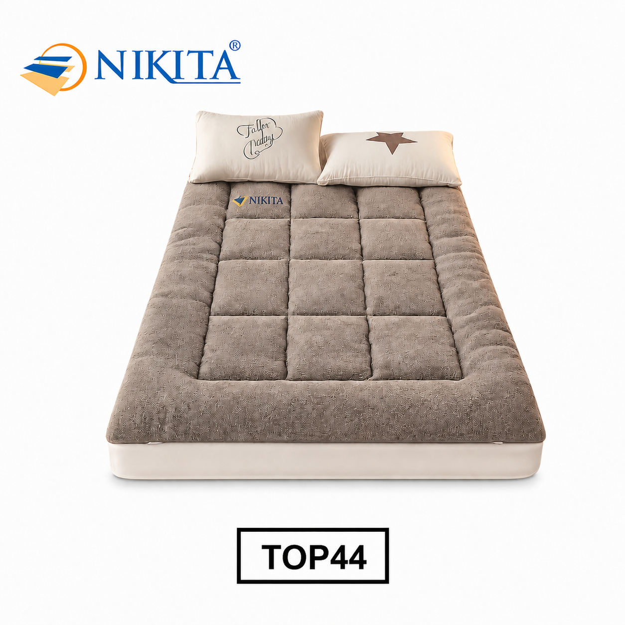 Nệm Giường Rộng 1,5m Dài 2m NIKITA TOP44 3 Màu