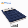 Đệm Topper Trơn Rộng 1m2 Dài 2m NIKITA TOP43 3 Màu