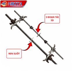 Ty Giằng Cốp Pha Chống Thấm – Thanh Ty Ren Khóa Khuôn