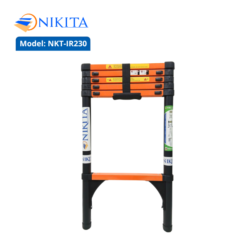 Thang Rút Đơn Bằng Thép 2.3m IR230 – 6 Bậc Gọn Nhẹ, Chắc Chắn