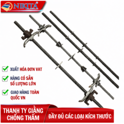 Ty Giằng Cốp Pha Chống Thấm – Thanh Ty Ren Khóa Khuôn