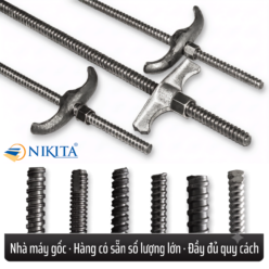 Ty Giằng Cốp Pha Chống Thấm – Thanh Ty Ren Khóa Khuôn