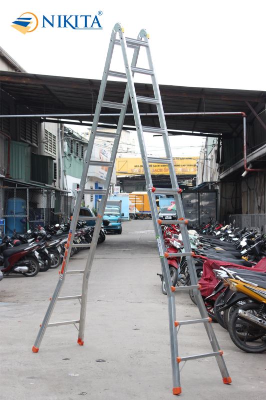 Thang Nhôm Gấp Trượt Đa Năng AM06 - Ảnh 7